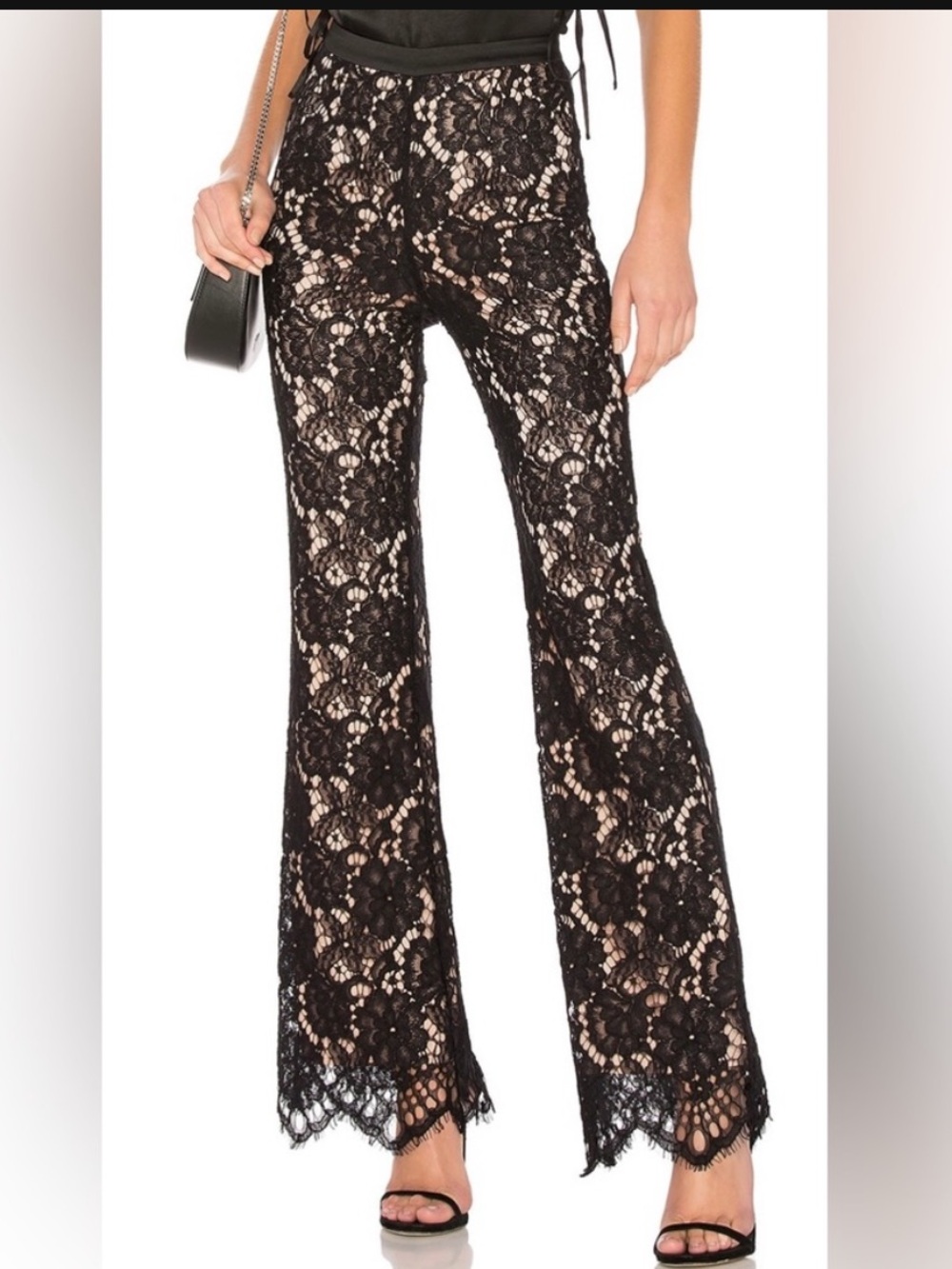 NBD Lace Flair Pants